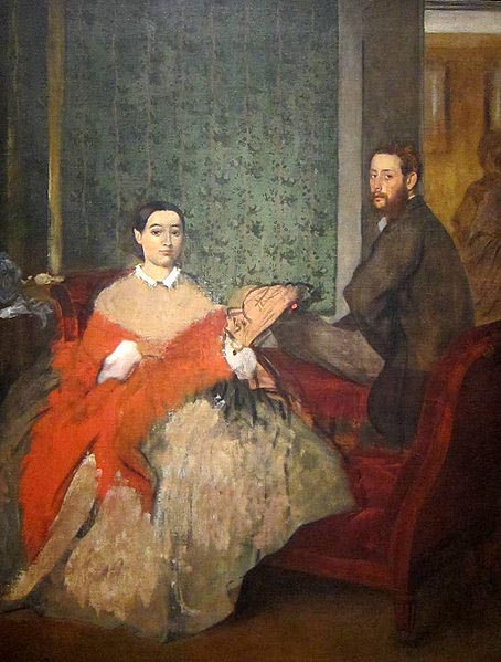 Edgar Degas Edmondo and Therese Morbilli